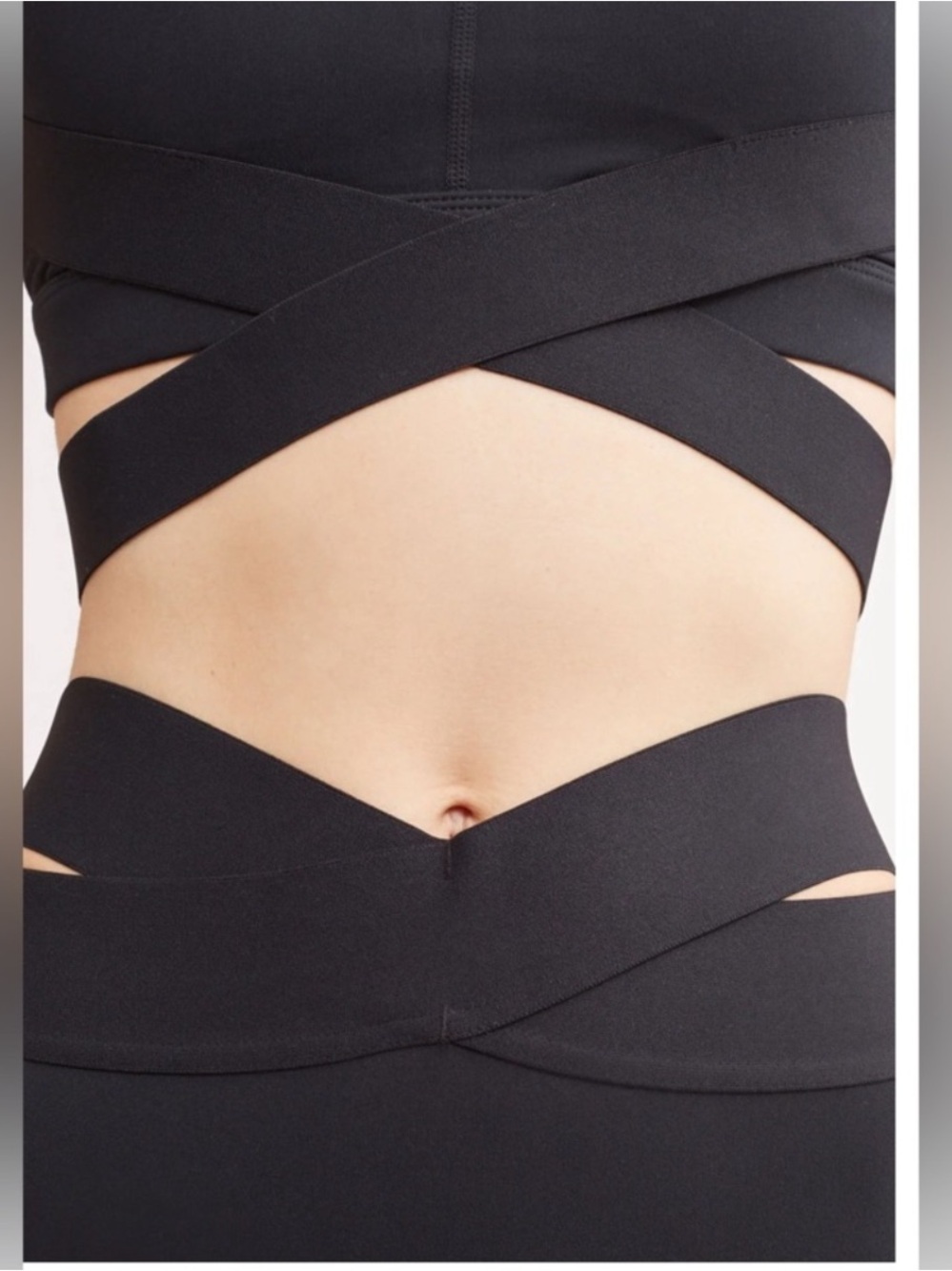 Le Ore Corso crossover leggings black XXS - Picture 4 of 9